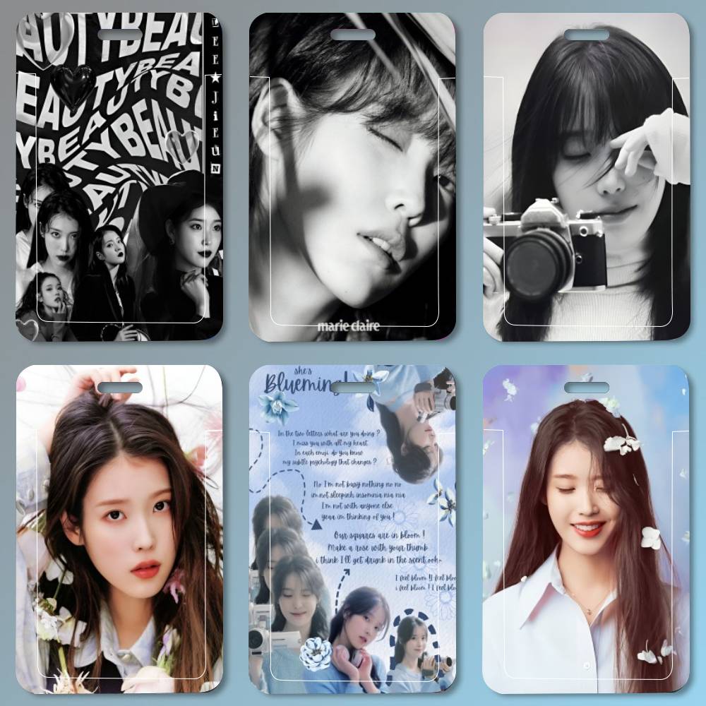 Leather Work For Kids - Kpop Girl IU ID Card Holder