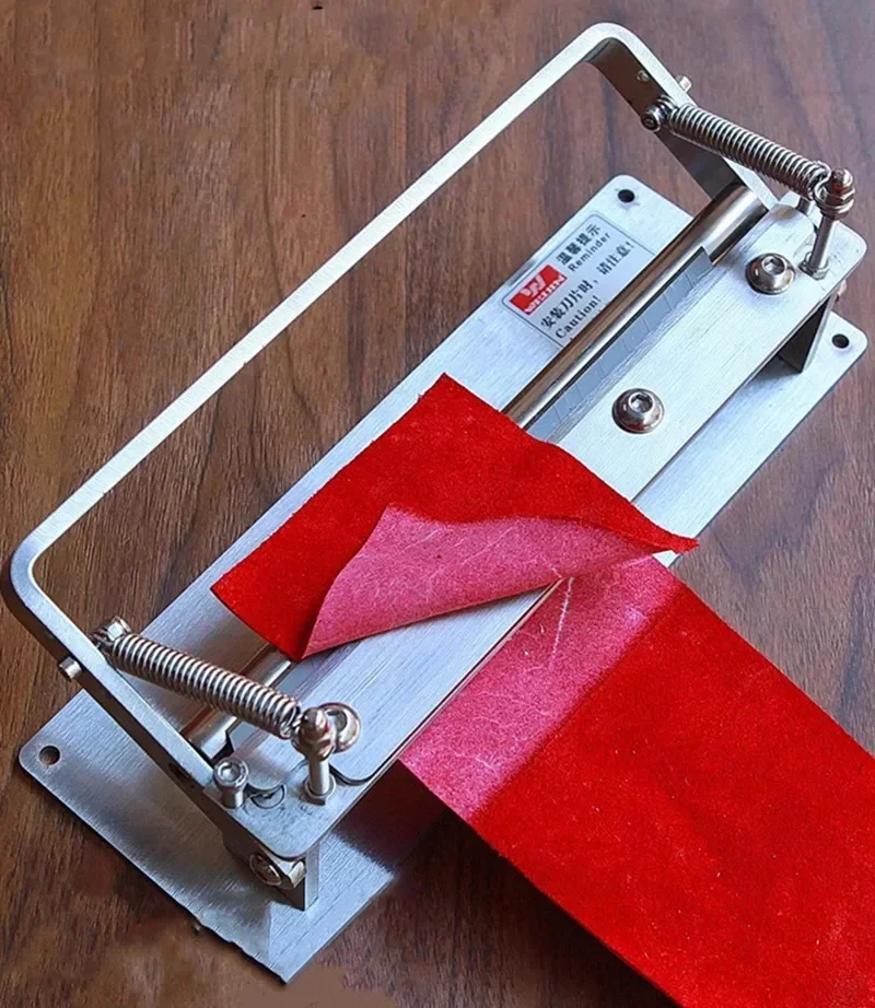 Leatherwork Manual - Leather Thinning Machine DIY Leather Scraper