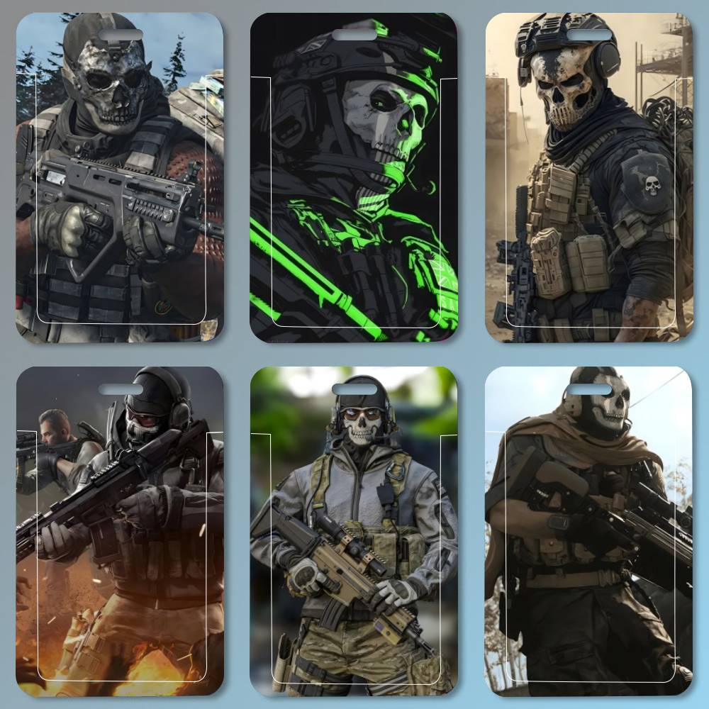 Leather Work For Kids - C-Call Of Duty Games ID Card