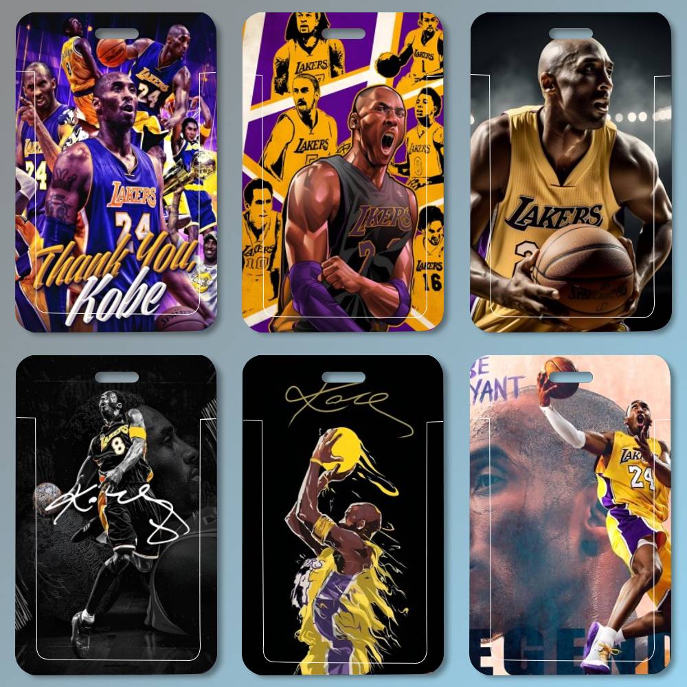 Leather Work For Kids - Sports K-Kobe B-Bryant ID Card Holder