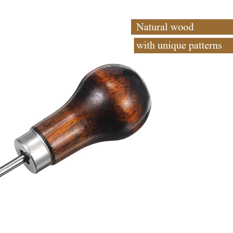 Wooden Hole Punch Tool for Lea - مراجعة Leatherwork Hole Punch وسعره