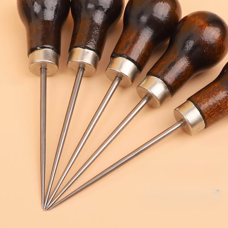 Wooden Hole Punch Tool for Lea - مراجعة Leatherwork Hole Punch وسعره