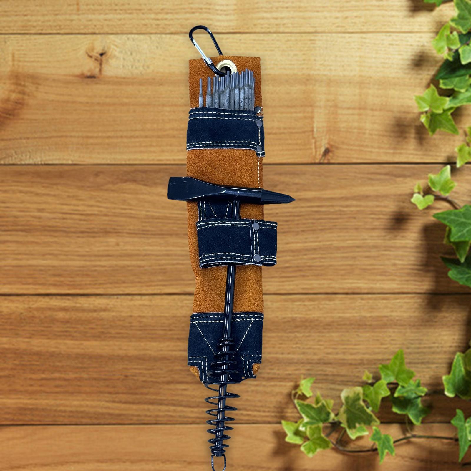 Welding Rod Storage Welding Ro - مراجعة Leather Work Organiser وسعره