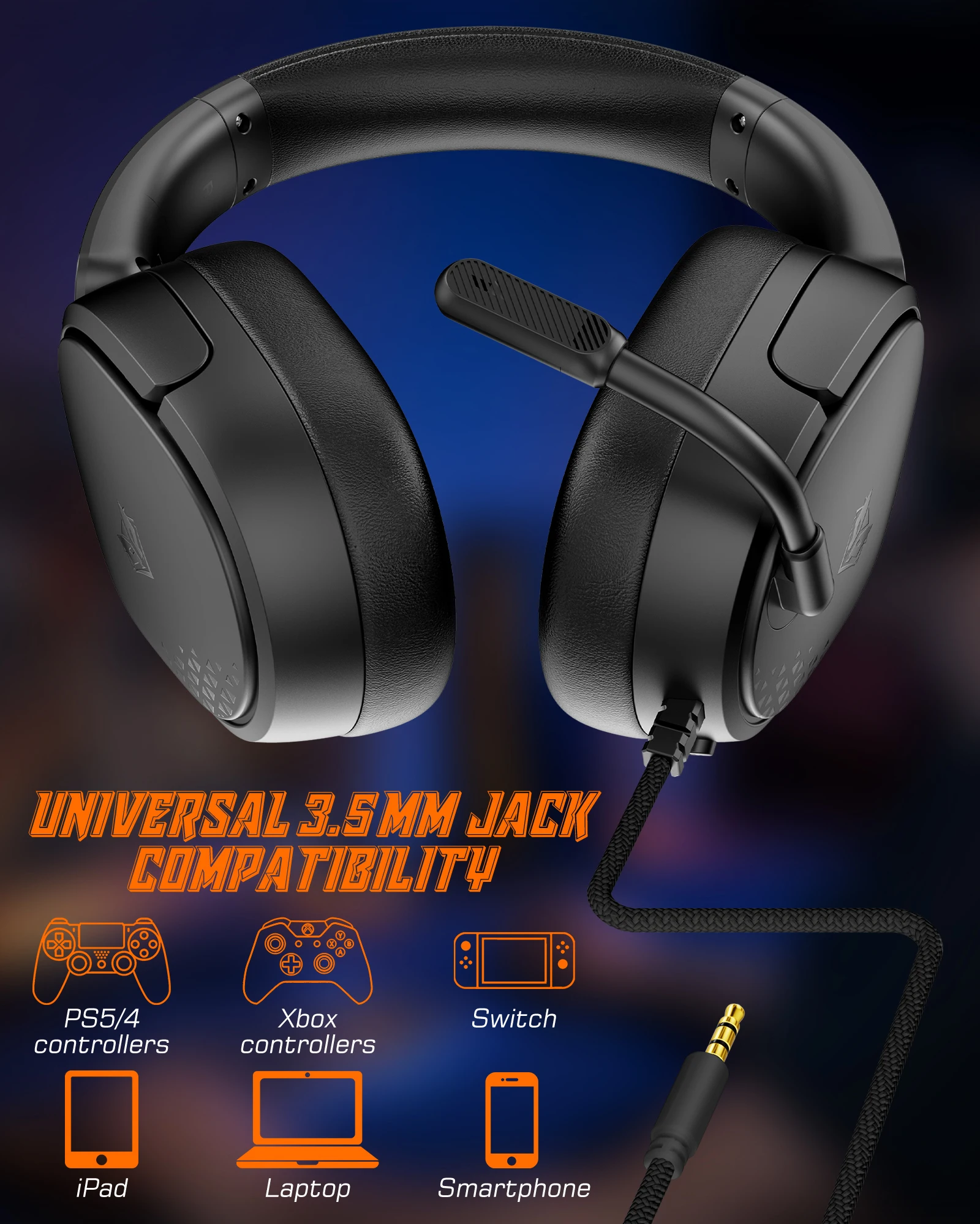 NUBWO HG04L Gaming Headset wit - مراجعة Leatherwork Manual وسعره
