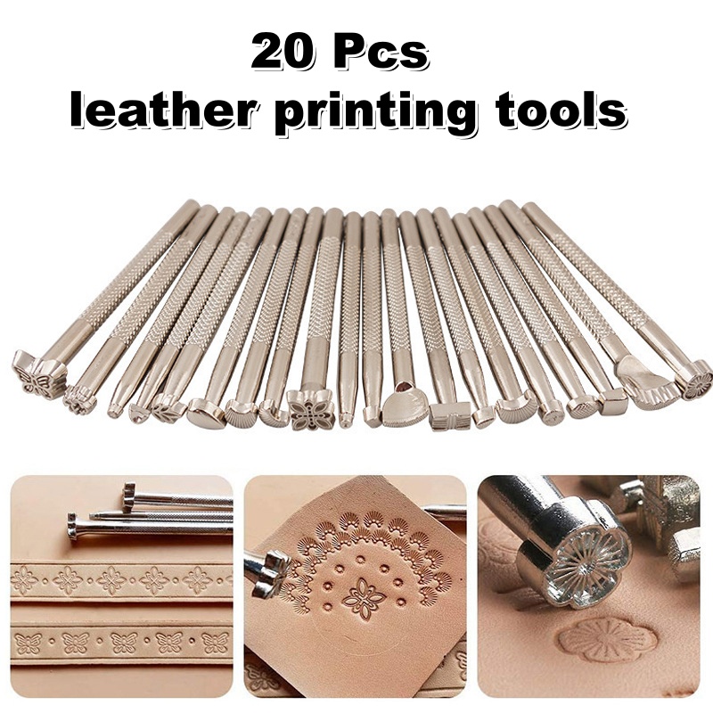 20Pcs Leather Stamping Tools L - مراجعة Leather Work Organiser وسعره