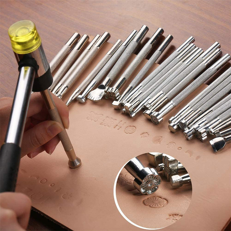 20Pcs Leather Stamping Tools L - مراجعة Leather Work Organiser وسعره