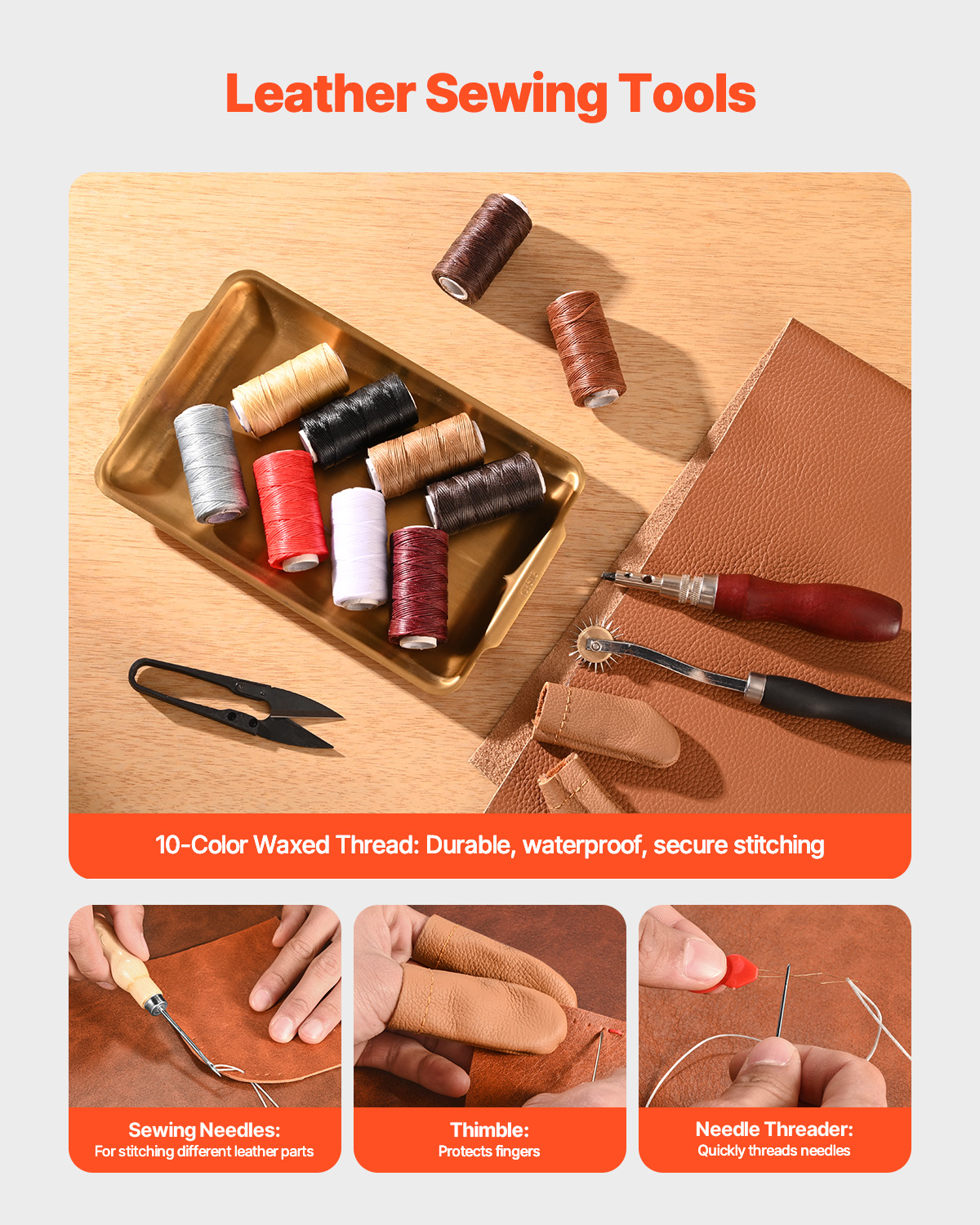SucceBuy 38/59/61/72/92PCs Lea - مراجعة Leather Work Organiser وسعره
