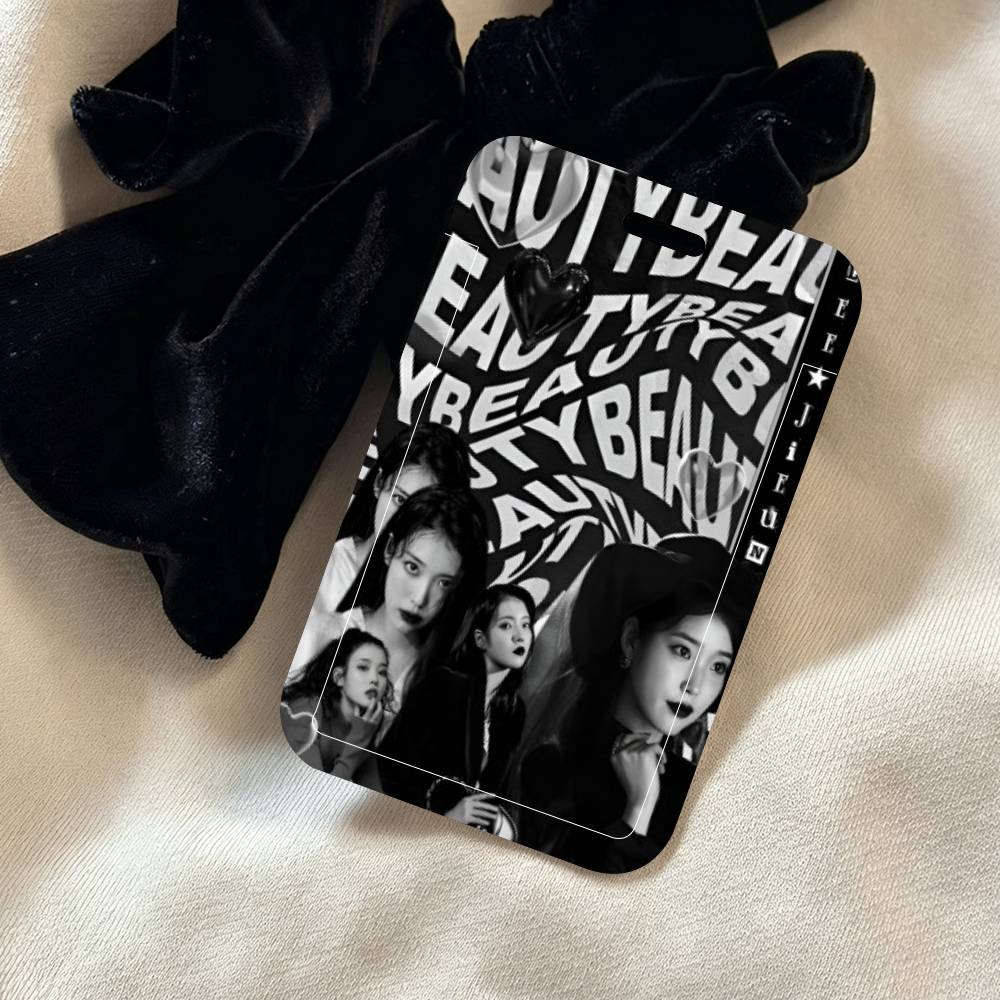 Kpop Girl IU ID Card Holder La - مراجعة Leather Work For Kids وسعره