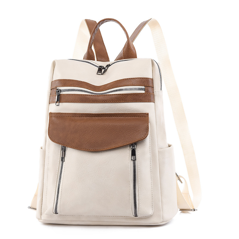 New Arrival Leather Laptop PU  - مراجعة Leather Work Womens Backpack وسعره