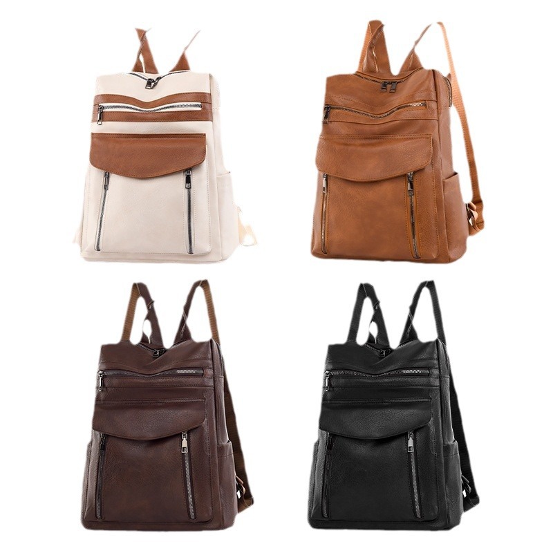 New Arrival Leather Laptop PU  - مراجعة Leather Work Womens Backpack وسعره