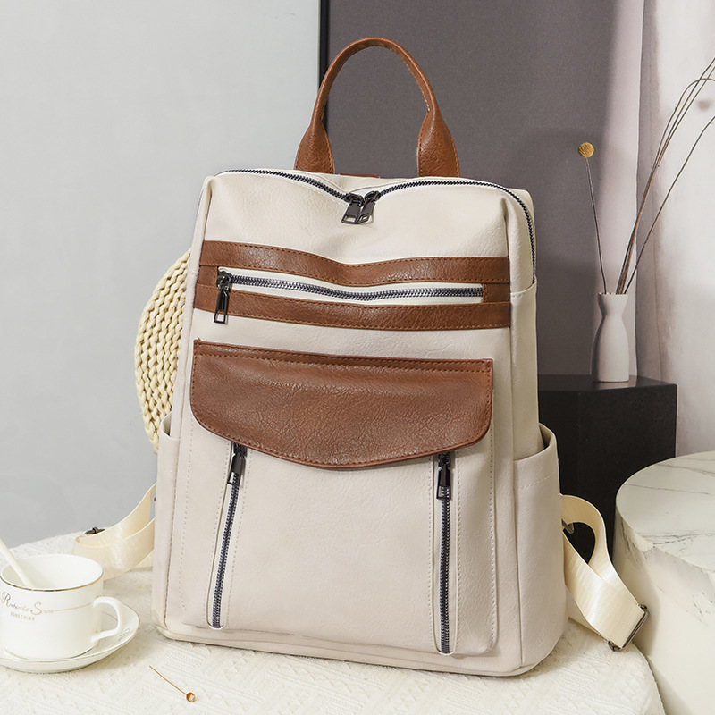 New Arrival Leather Laptop PU  - مراجعة Leather Work Womens Backpack وسعره