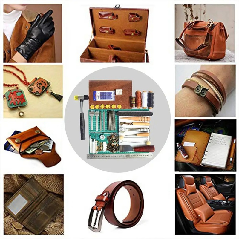 Leather Tool Set Leather Worki - مراجعة Leatherwork Manual وسعره