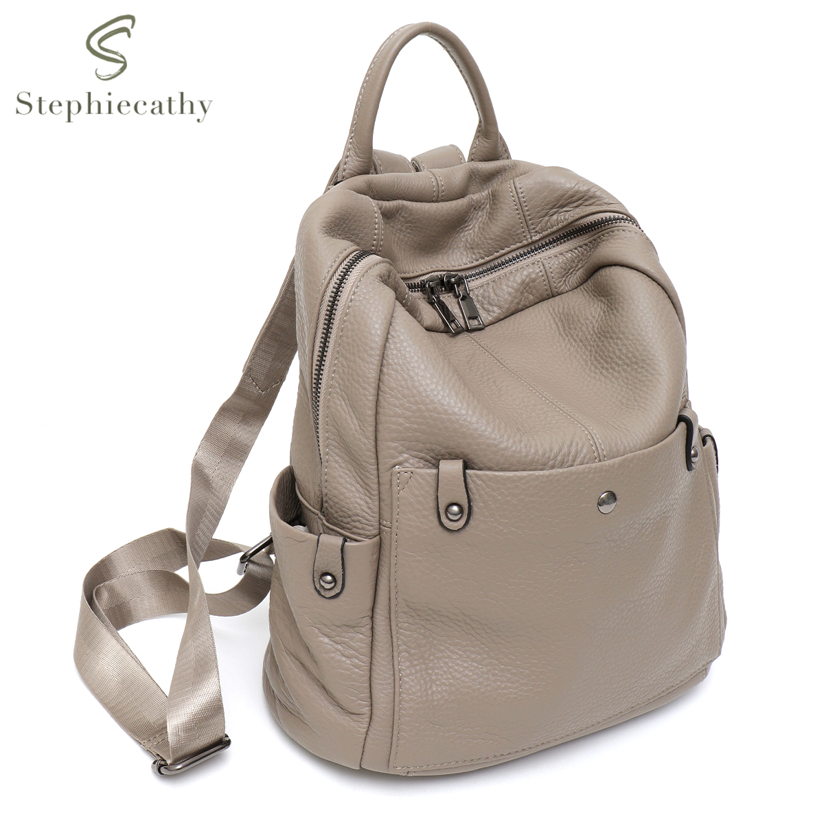 Soft Genuine Cowhide Daily Bac - مراجعة Leather Work Womens Backpack وسعره
