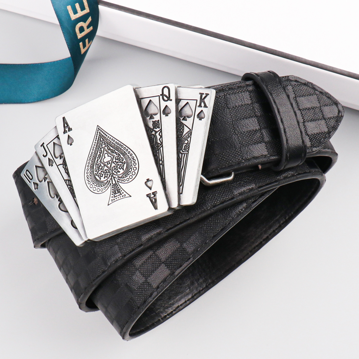 A men's and women's casual ret - مراجعة Leather Works Belt وسعره