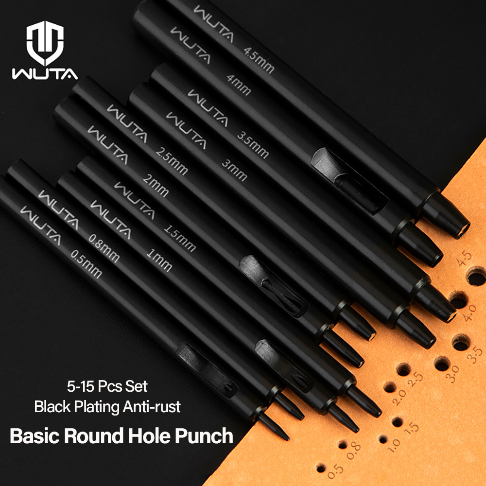 WUTA 5-15Pcs Basic Black Anti- - مراجعة Leather Work Organiser وسعره