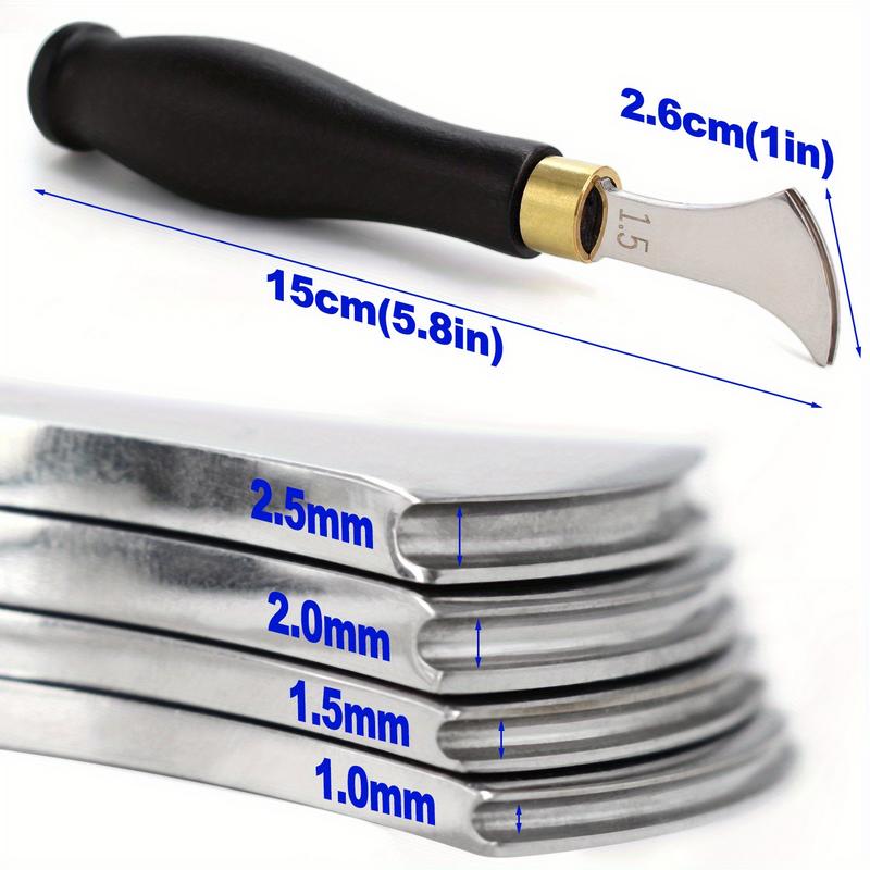 Leather Edge Creaser Tools Sha - مراجعة Leatherwork Edge Creaser وسعره