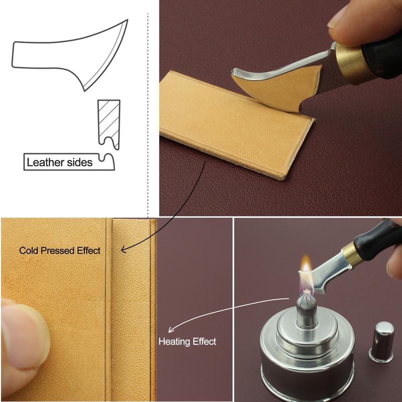 Leather Edge Creaser Tools Sha - مراجعة Leatherwork Edge Creaser وسعره
