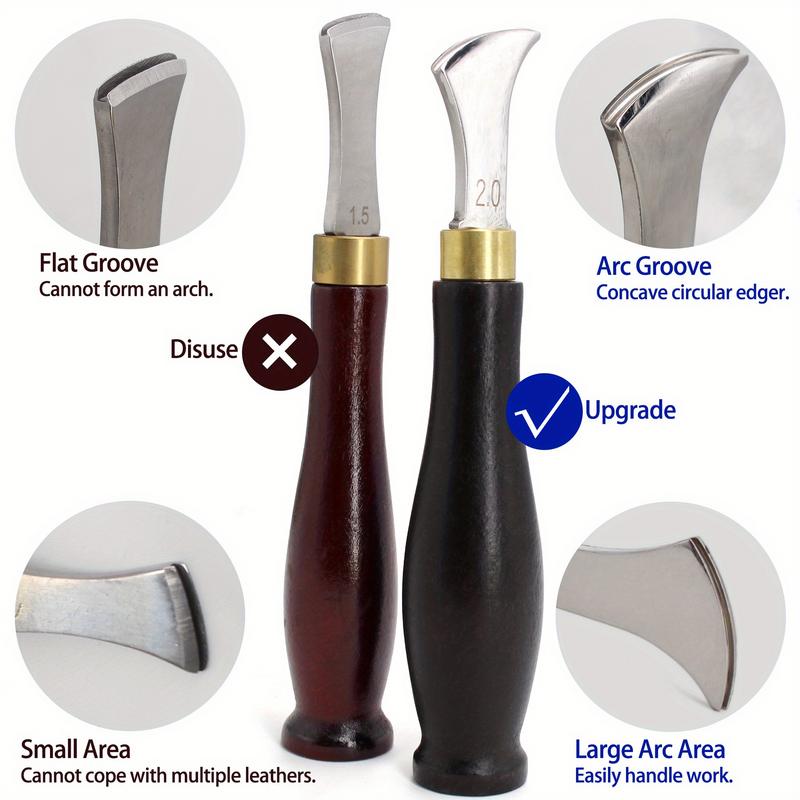 Leather Edge Creaser Tools Sha - مراجعة Leatherwork Edge Creaser وسعره