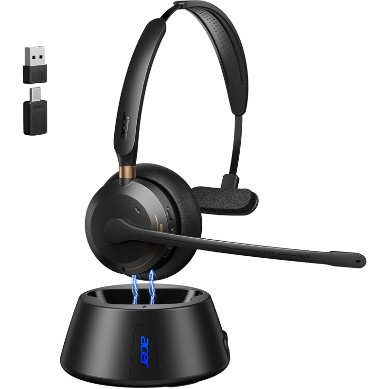 Acer Wireless Headset with Mic - مراجعة Leatherwork Manual وسعره