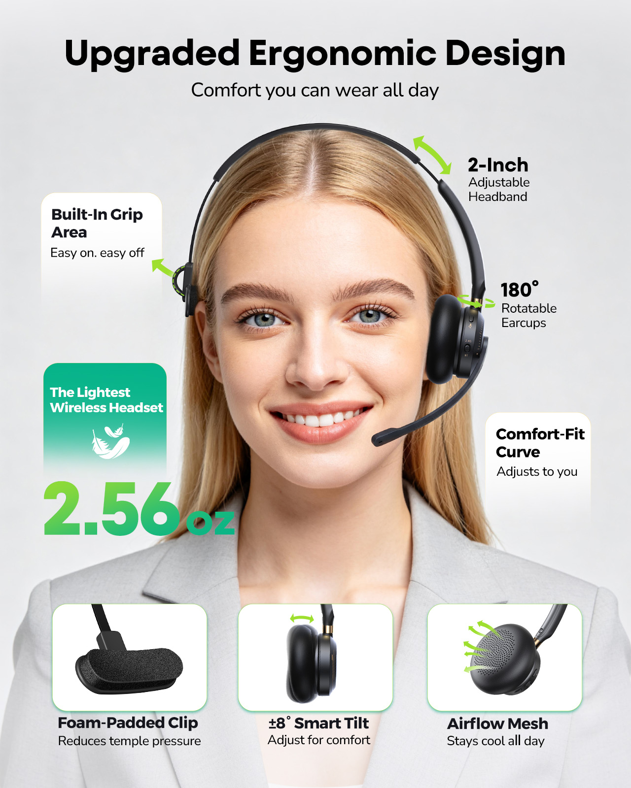 Acer Wireless Headset with Mic - مراجعة Leatherwork Manual وسعره