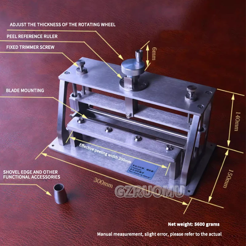 DIY Manual Leather Splitter Ma - مراجعة Leatherwork Manual وسعره