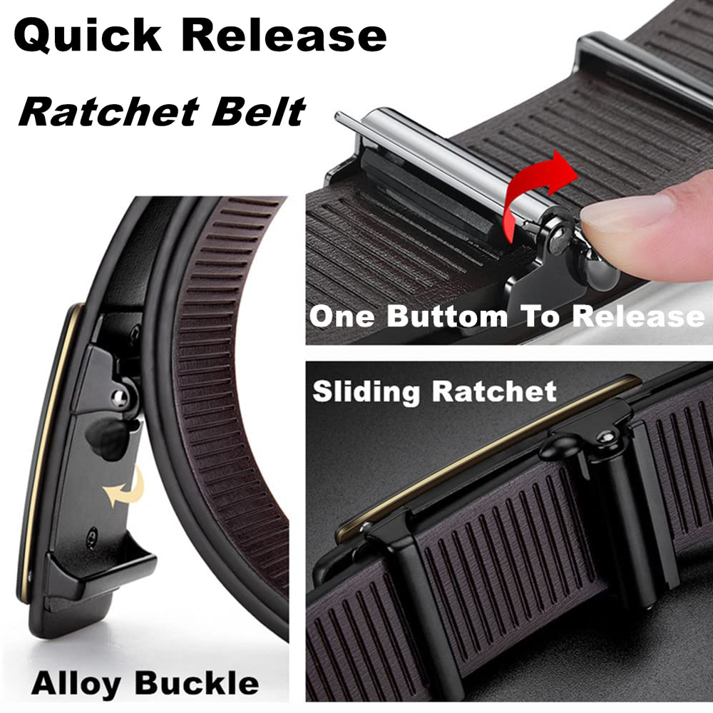 Stylish Men's PU Leather Belt  - مراجعة Leather Works Belt وسعره