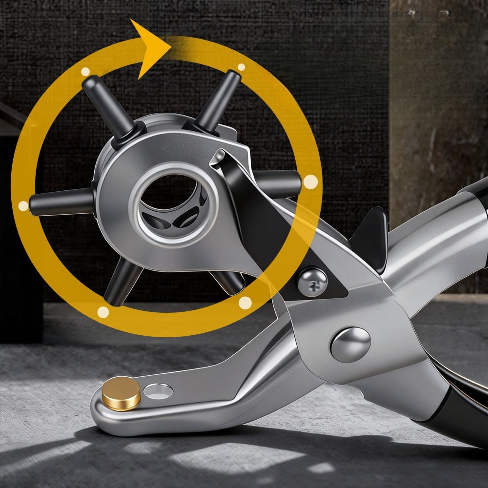 1pc-Belt Punch Pliers Leather  - مراجعة Leatherwork Hole Punch وسعره