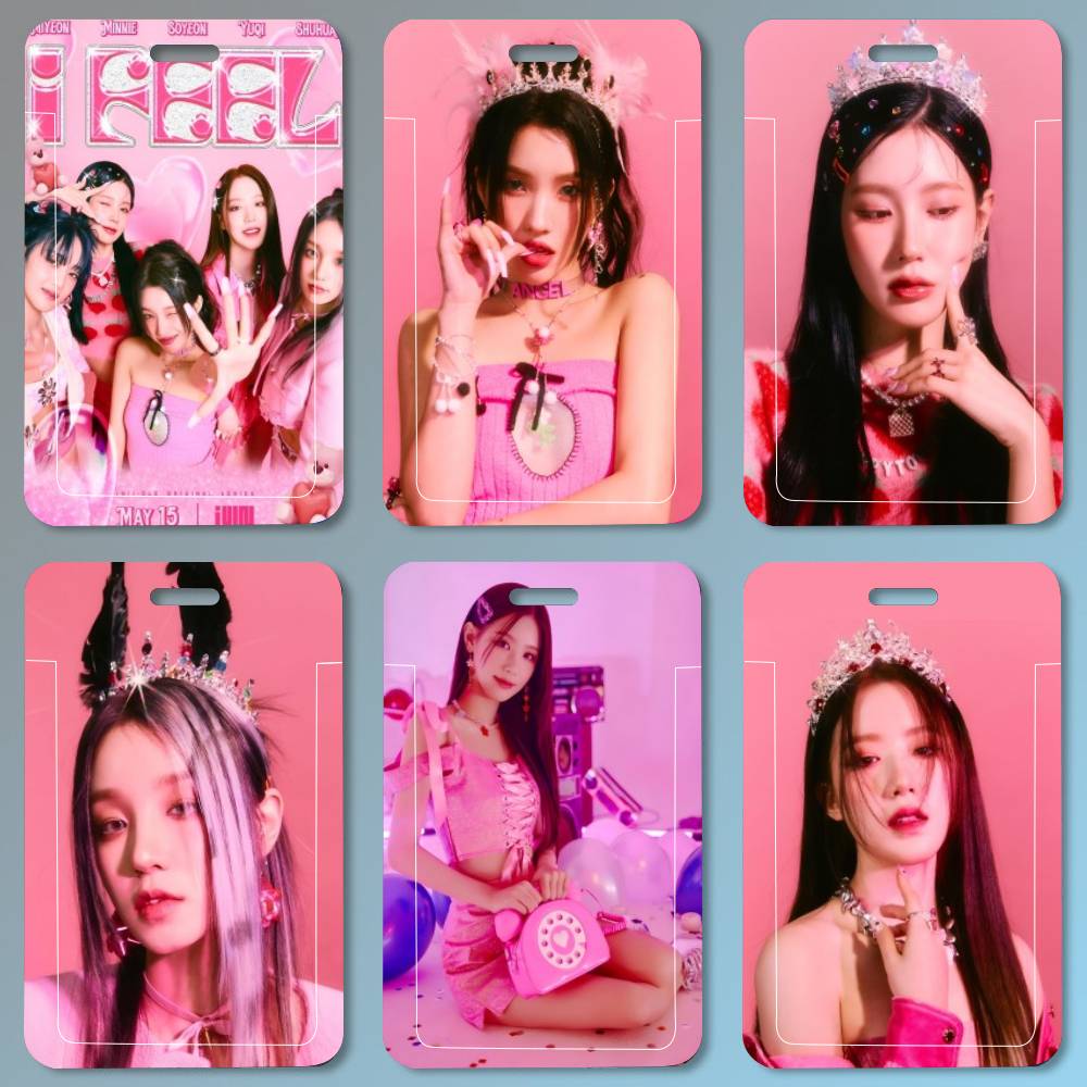 Kpop GIDLE (G)I-DLE Girls ID C - مراجعة Leather Work For Kids وسعره