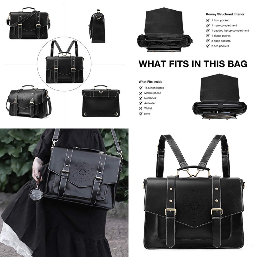 Backpack for Women Briefcase M - مراجعة Leather Work Womens Backpack وسعره
