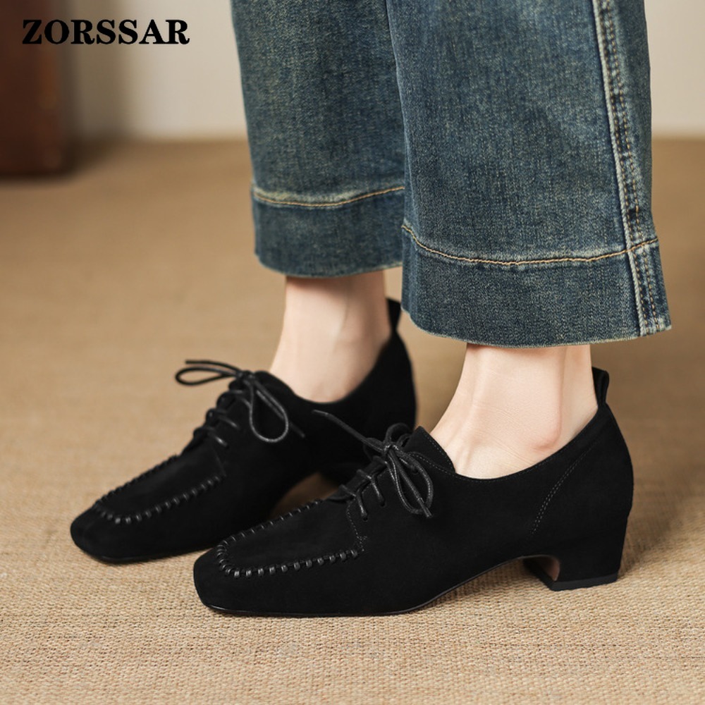 Women's Brown Suede Square Toe - مراجعة Leather Work For Kids وسعره
