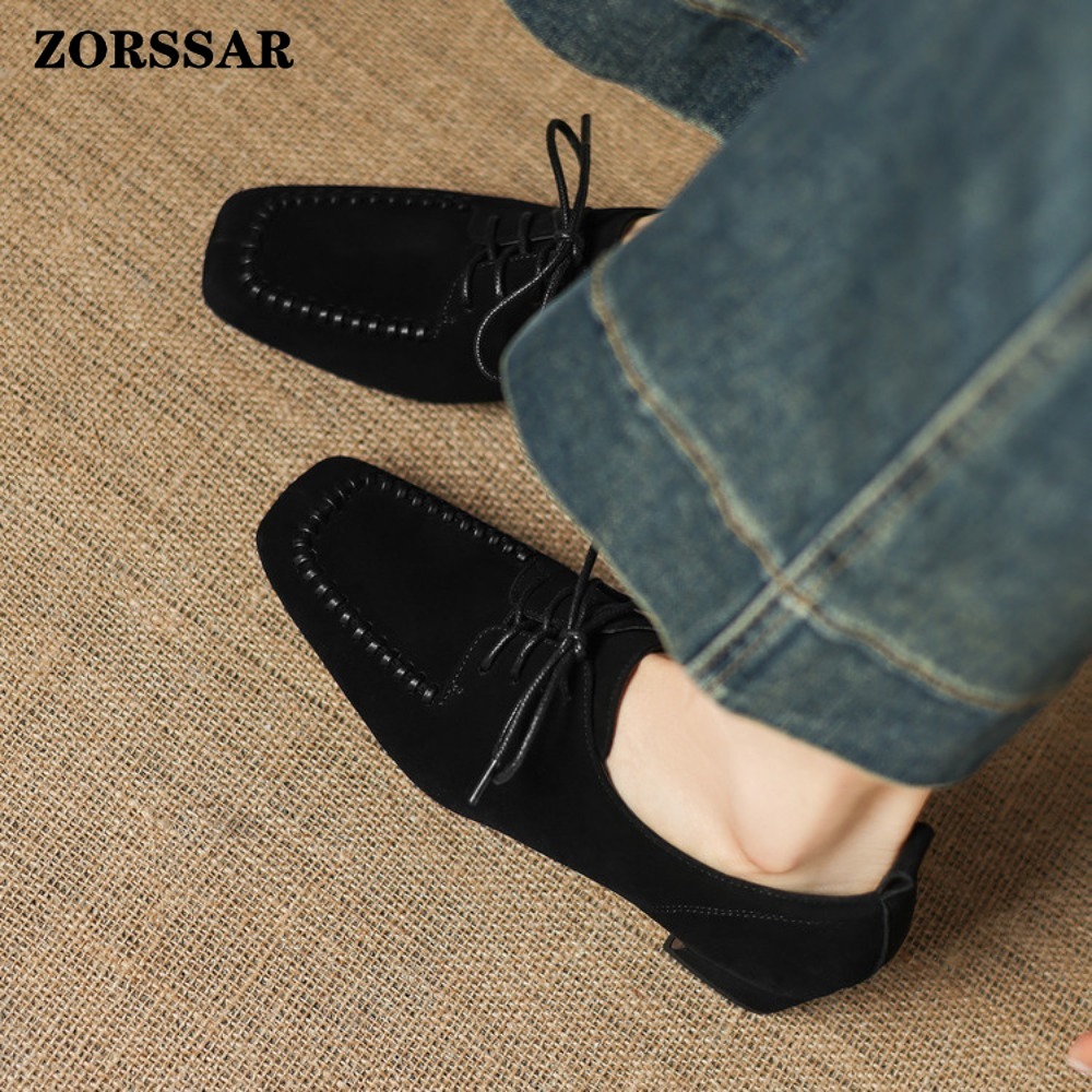 Women's Brown Suede Square Toe - مراجعة Leather Work For Kids وسعره