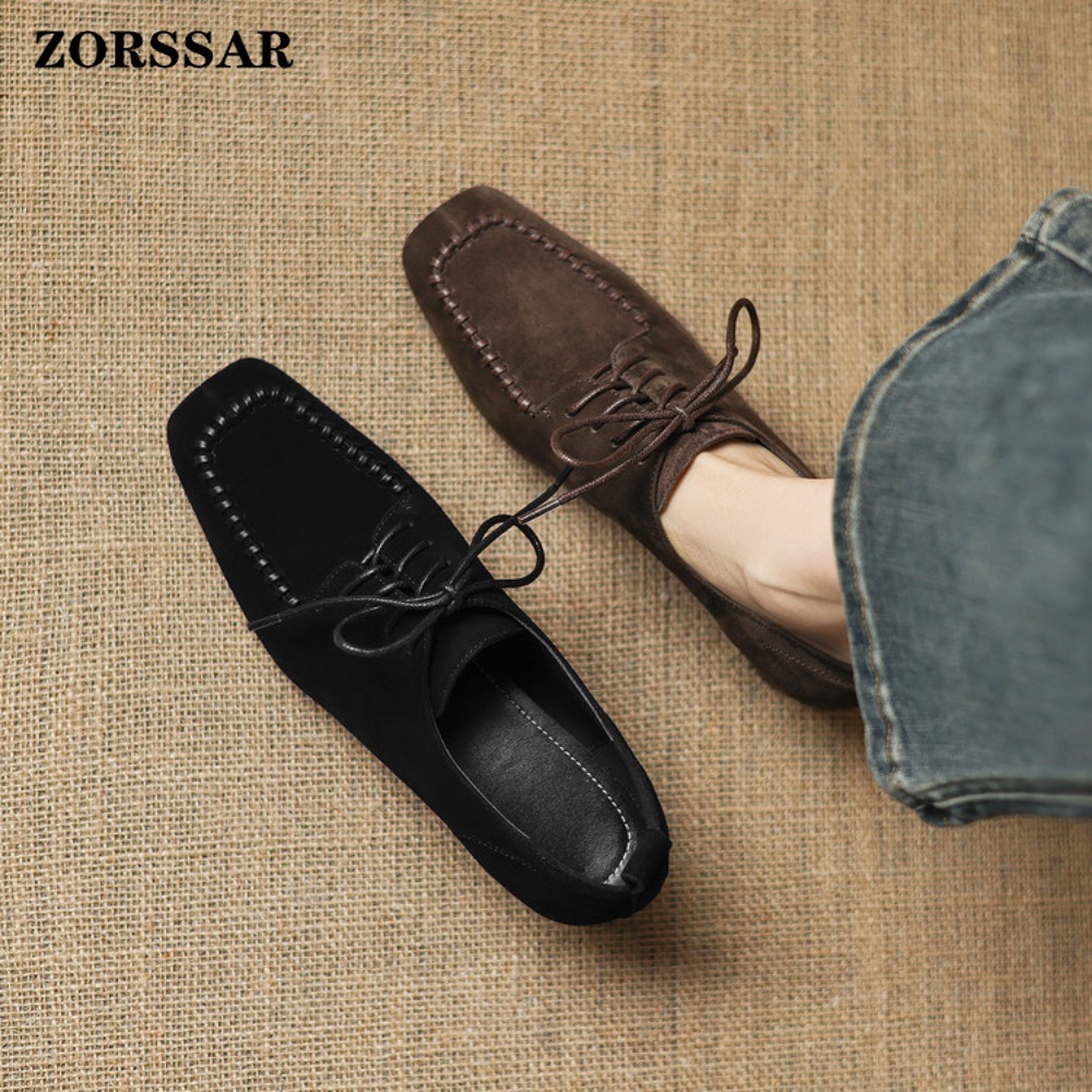 Women's Brown Suede Square Toe - مراجعة Leather Work For Kids وسعره