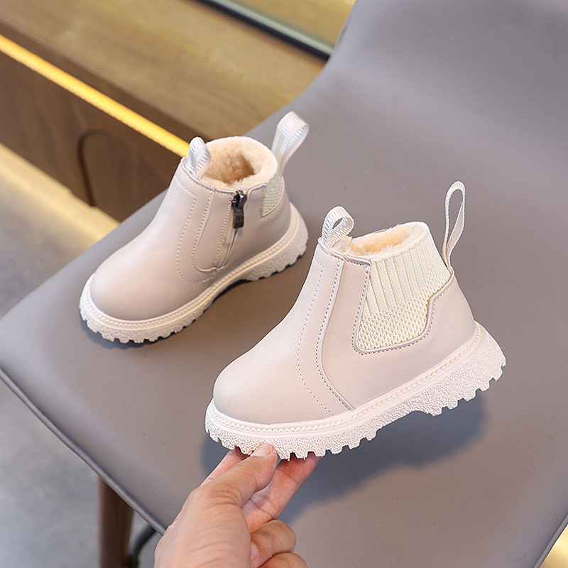 Children Fleece-Lined Work Sho - مراجعة Leather Work For Kids وسعره