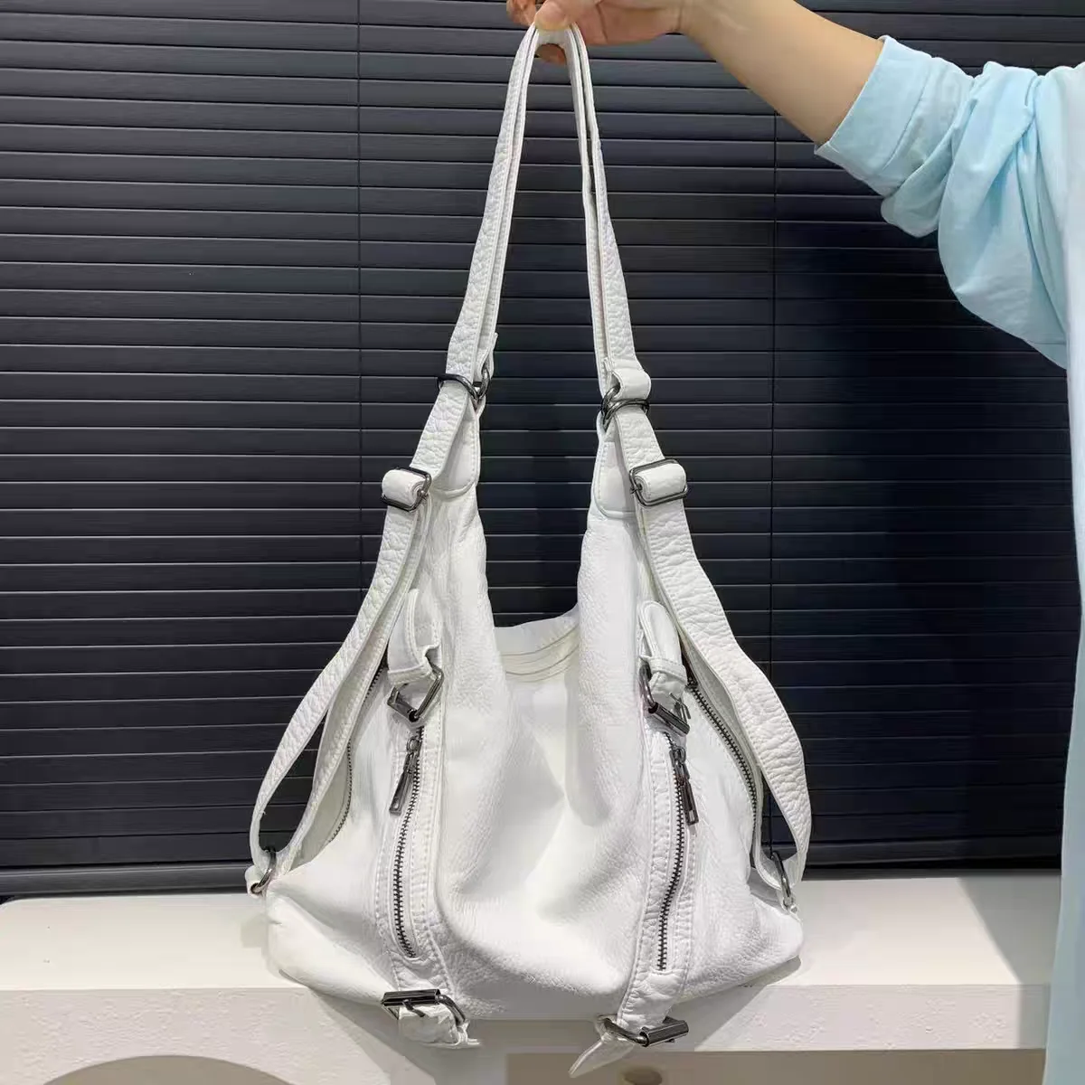 Women's Fashion Y2k Sexy Motor - مراجعة Leather Work Womens Backpack وسعره