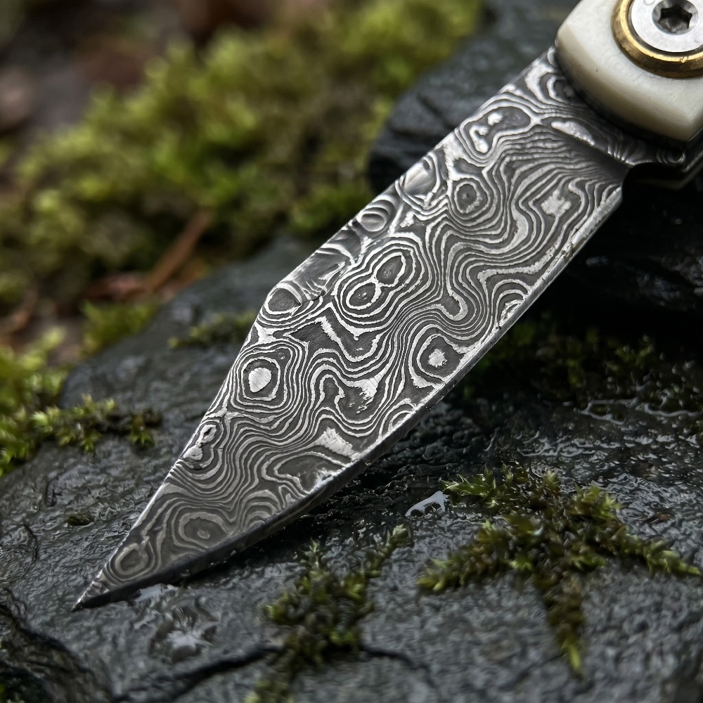 Outdoor Folding Knife Bull Bon - مراجعة Bone Folder Tool وسعره