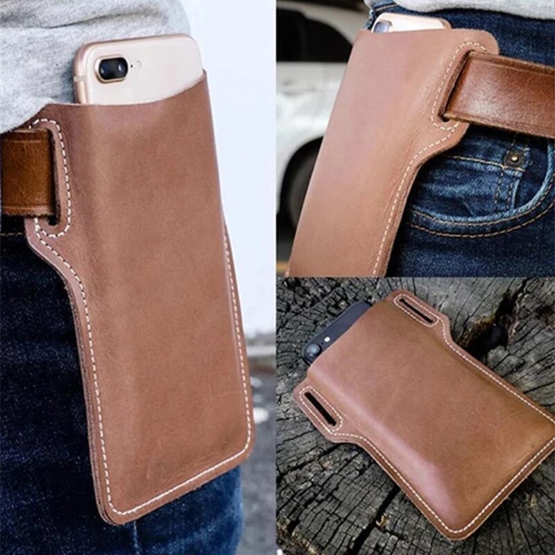 1PCS Retro Crazy Horse Leather - مراجعة Leather Works Belt وسعره