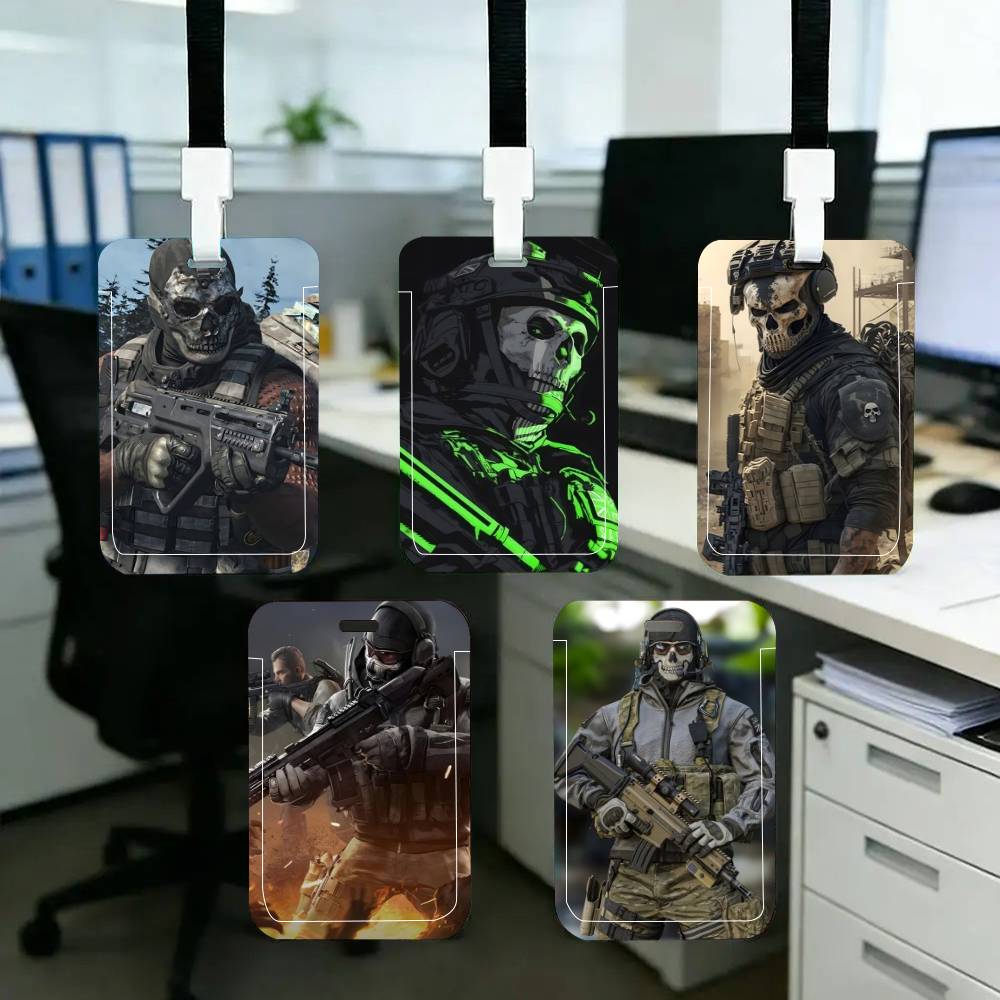 C-Call Of Duty Games ID Card H - مراجعة Leather Work For Kids وسعره