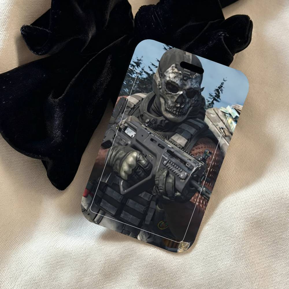 C-Call Of Duty Games ID Card H - مراجعة Leather Work For Kids وسعره