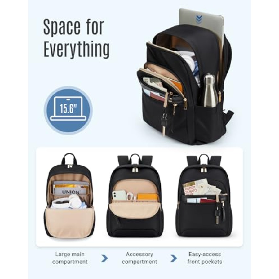 Travel Backpack for Women, 15. - مراجعة Leather Work Womens Backpack وسعره