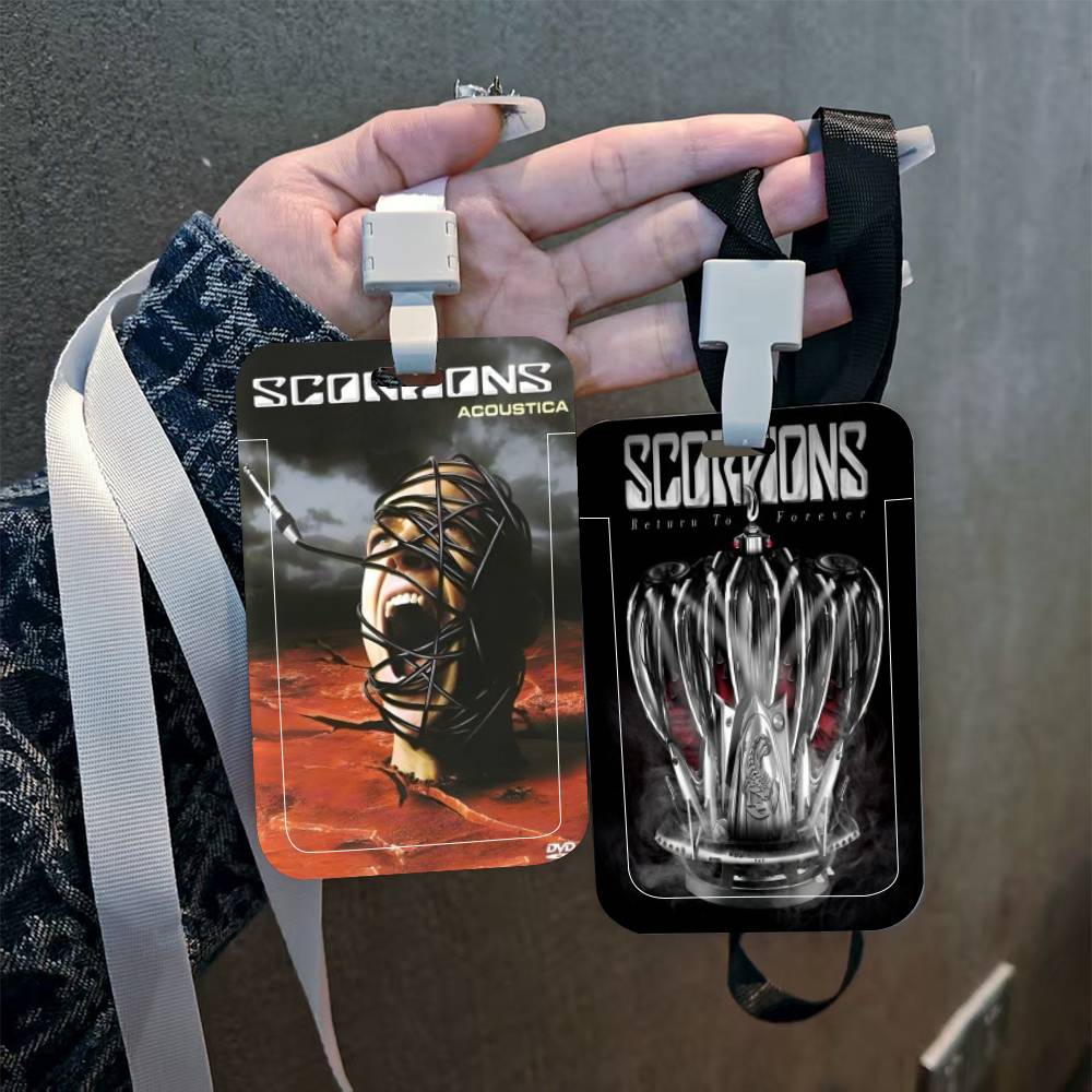 Scorpions Band Art ID Card Hol - مراجعة Leather Work For Kids وسعره