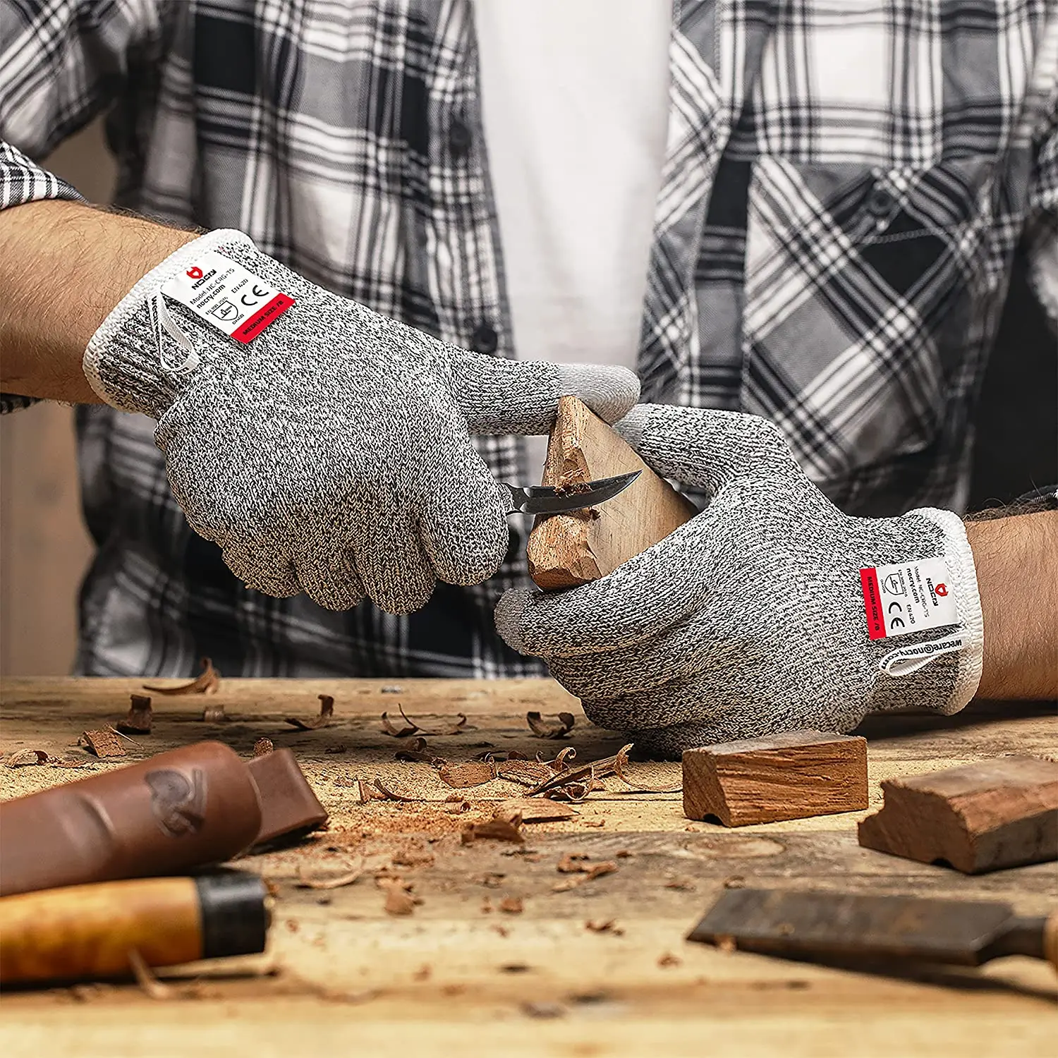 Cut Resistant Gloves Level 5 w - مراجعة Leveling Leatherworking وسعره