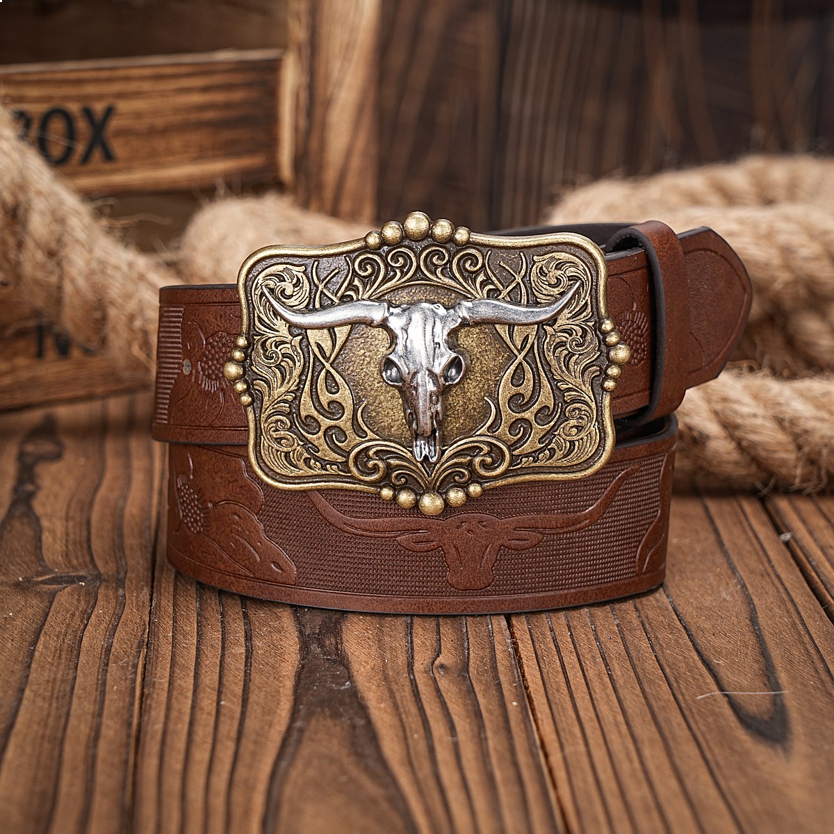 Men Women Casual Retro PU Leat - مراجعة Leather Works Belt وسعره