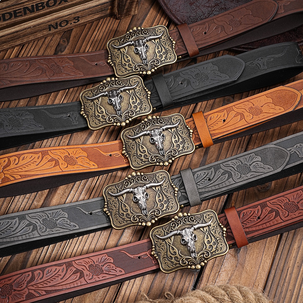Men Women Casual Retro PU Leat - مراجعة Leather Works Belt وسعره