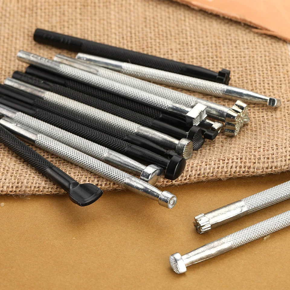 6/20pcs Metal Leather Working  - مراجعة Leatherwork Craft وسعره