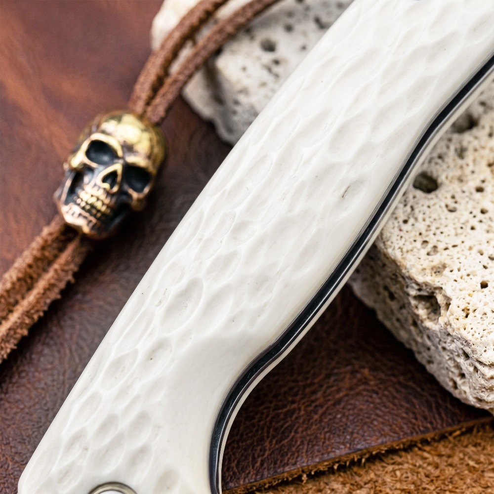Damascus Blade Folding Pocket  - مراجعة Bone Folder Tool وسعره