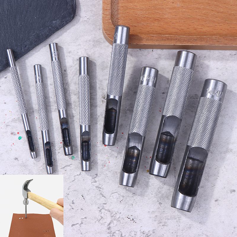 1Pc Punching Leather 3-25MM Ho - مراجعة Leatherwork Hole Punch وسعره