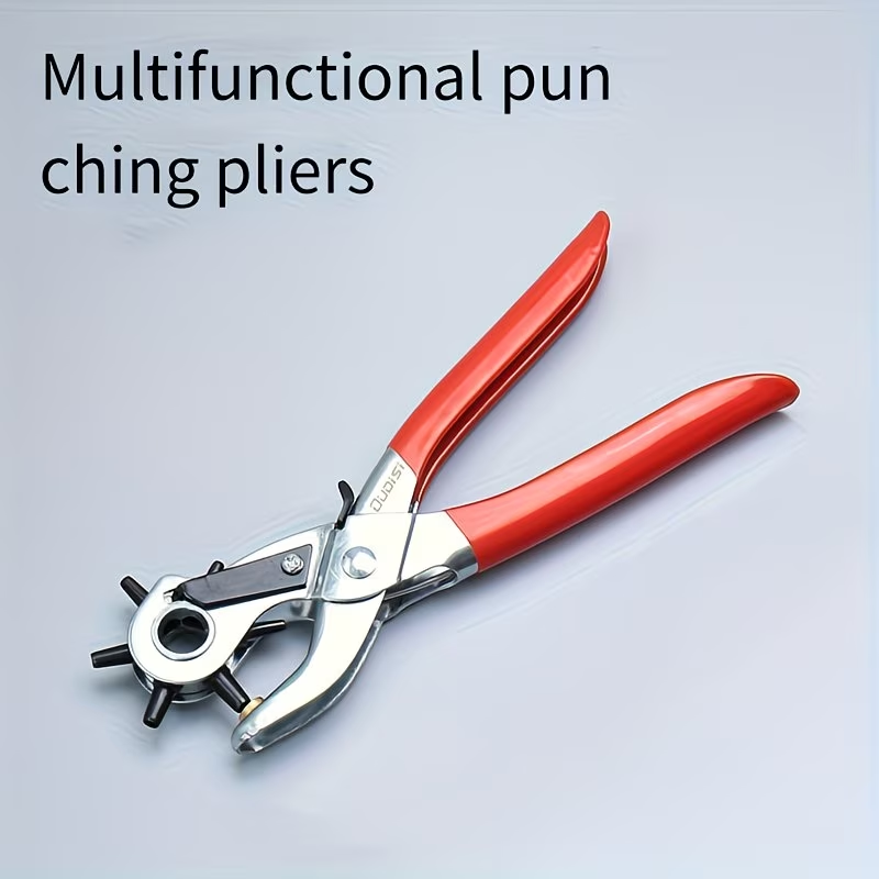 Rotary Leather Punch Pliers -  - مراجعة Leatherwork Hole Punch وسعره
