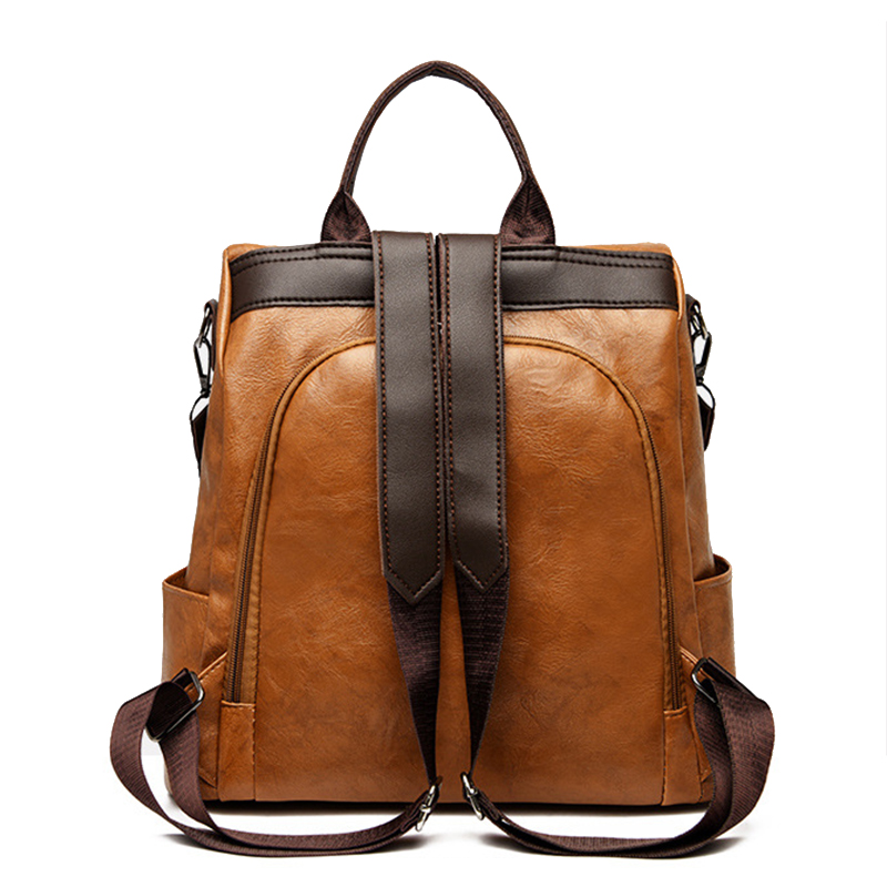 Backpack Large Capacity Anti-t - مراجعة Leather Work Womens Backpack وسعره