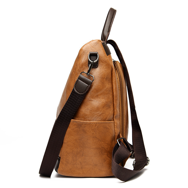 Backpack Large Capacity Anti-t - مراجعة Leather Work Womens Backpack وسعره