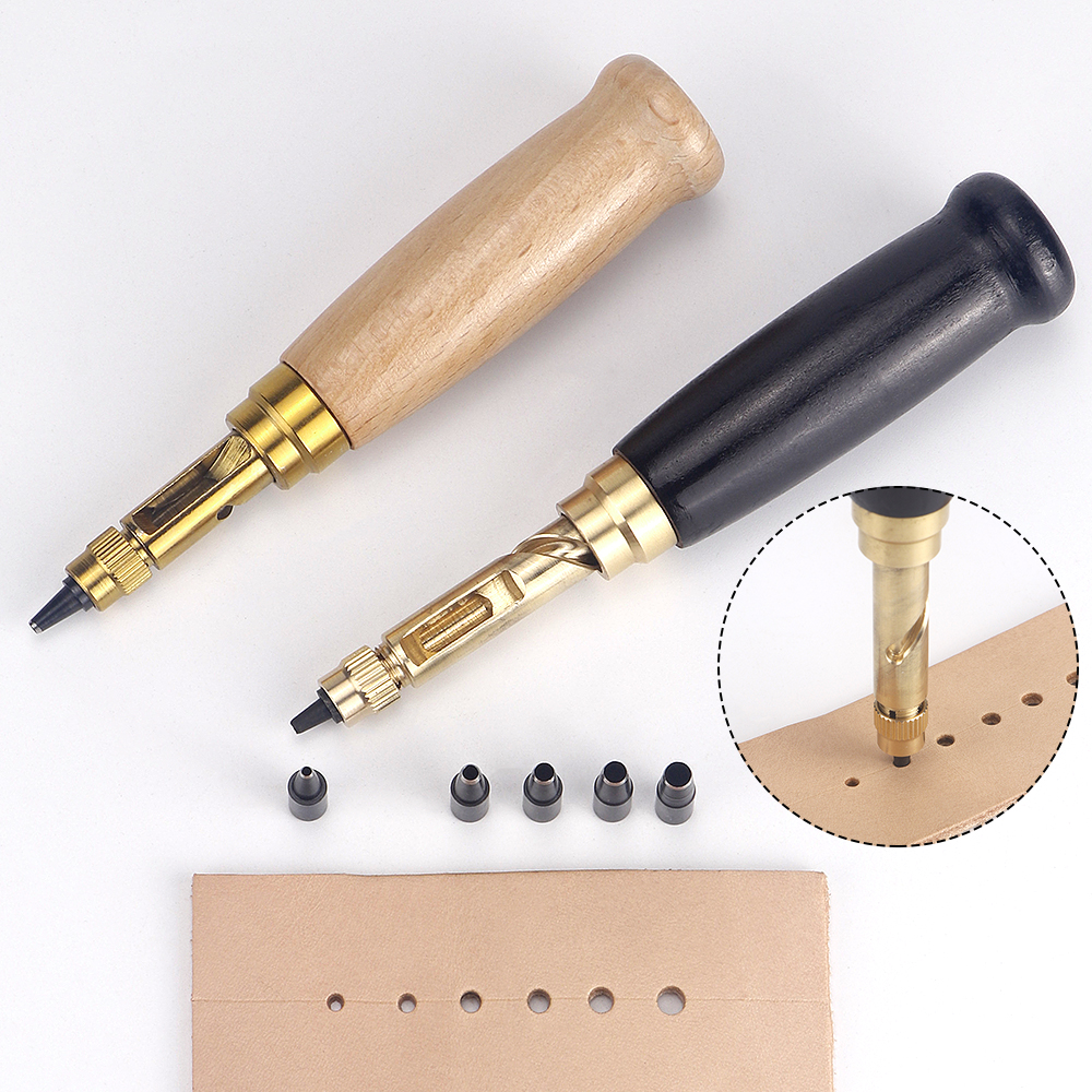 DIY Manual Leather Hole Punch  - مراجعة Leatherwork Manual وسعره